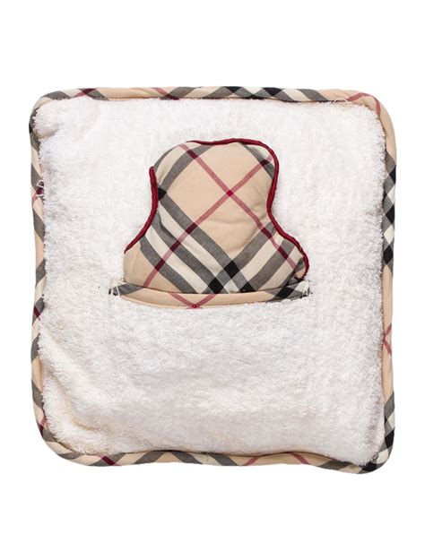 Burberry Nova Check Towelling Teddy & Pillow Set 